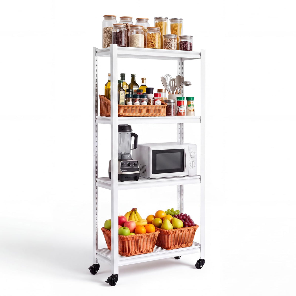 VEVOR Storage Shelving Unit 5-Tier Adjustable 2000 lbs Capacity 60"x24"x78"