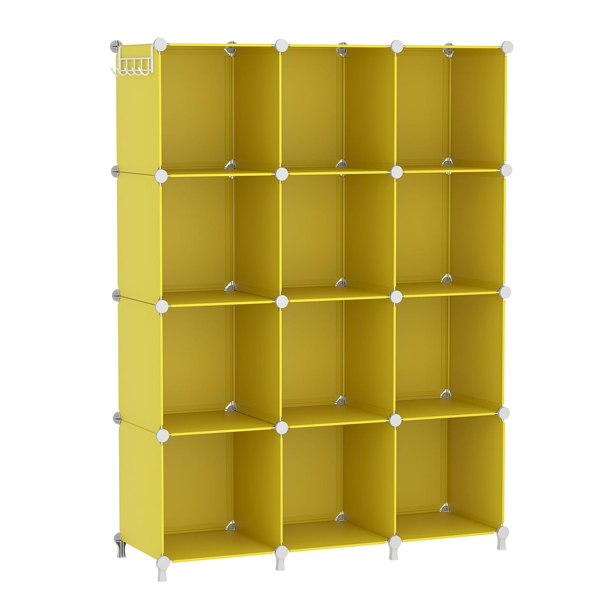 AWTATOS 12 Cube Storage Organizer, Closet Organizer Storage Shelves, White