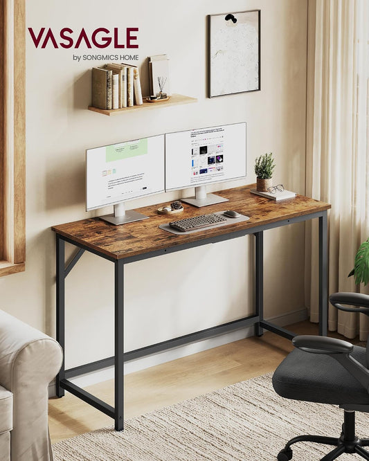 VASAGLE Computer Desk, Steel Frame Gaming Desk for Home Office, 47.2 Inch