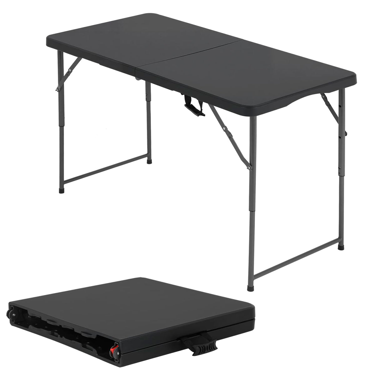 BestOffice | 6FT Folding Table | White | Portable Plastic Table