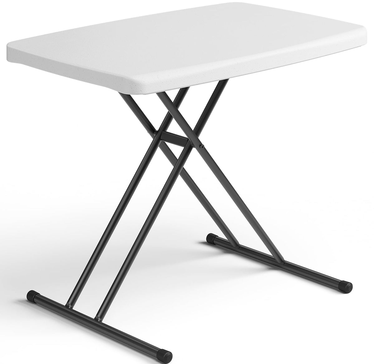 6FT Folding Table 4 Pack,Heavy Duty Plastic Foldable Tables with Carry Handles,Fold-in-Half Portable Utility Tables with Steel Legs for Party,Wedding,Banquet, Camping,Picnic,Event,Indoor Outdoor,White