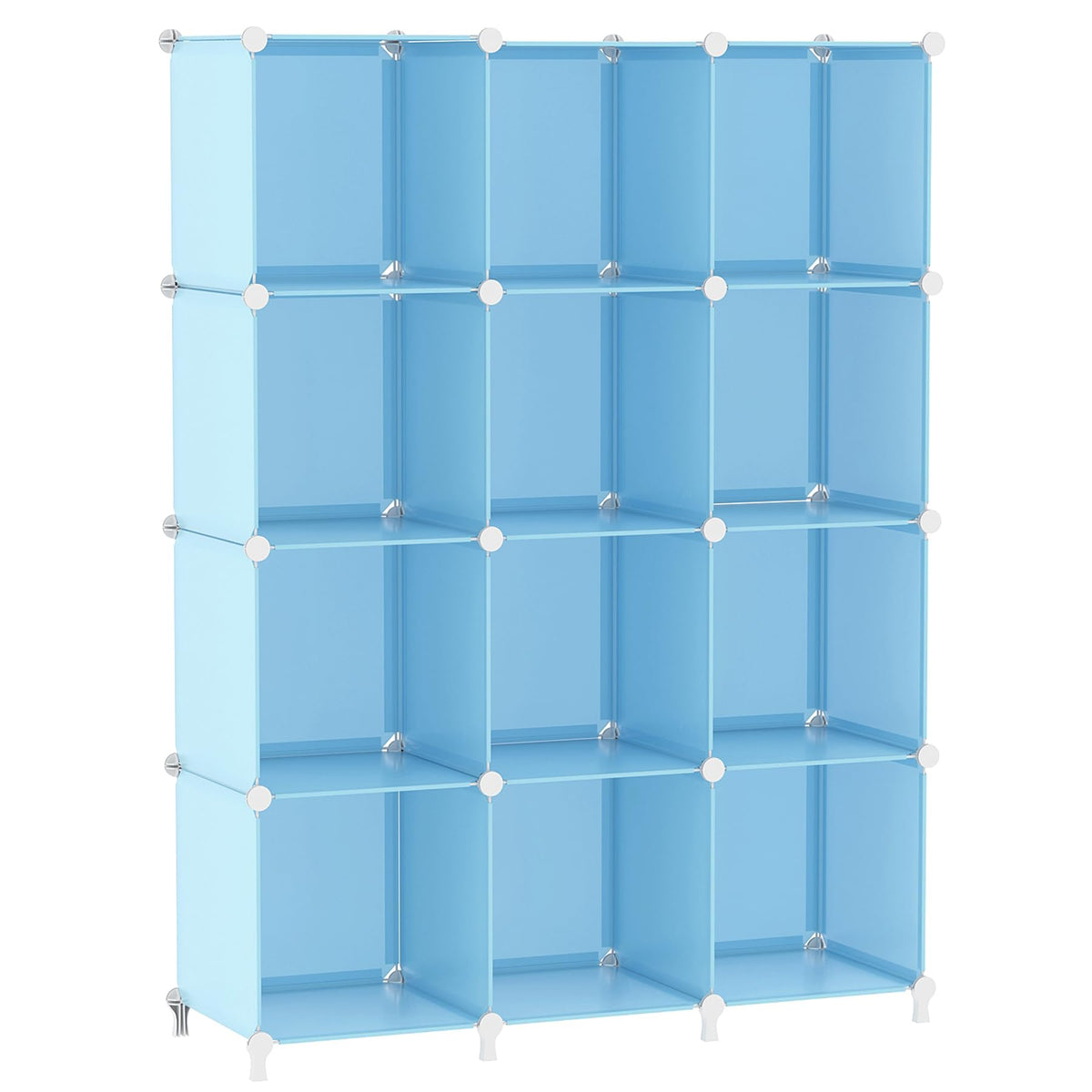 AWTATOS 12 Cube Storage Organizer, Closet Organizer Storage Shelves, White