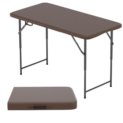 BestOffice | 6FT Folding Table | White | Portable Plastic Table