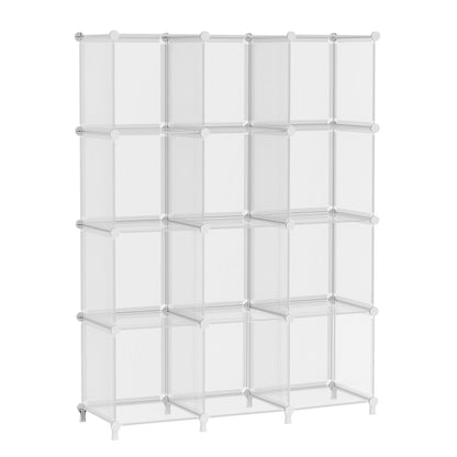 AWTATOS 12 Cube Storage Organizer, Closet Organizer Storage Shelves, White
